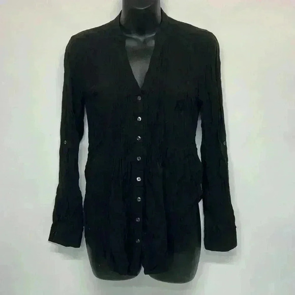 Maeve size 2 black shirt, - Picture 1 of 7
